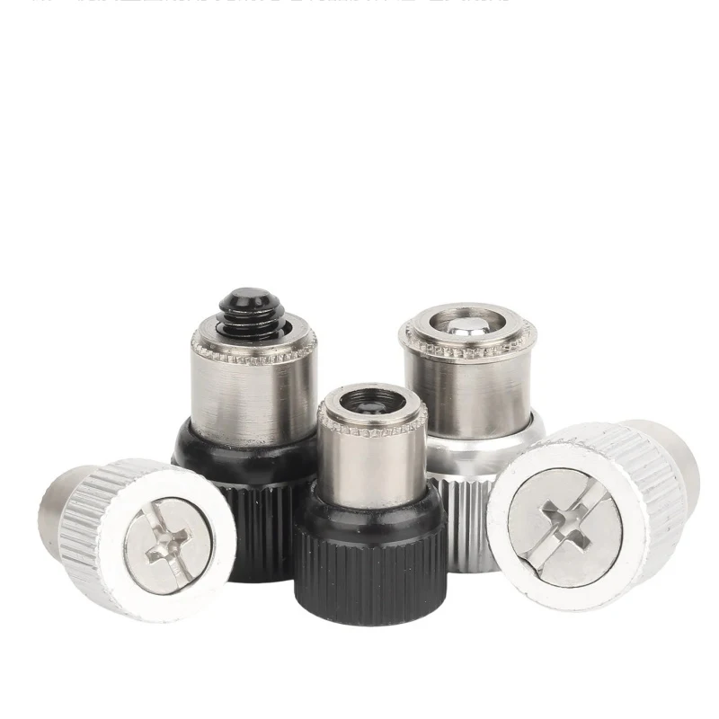 100pcs Pf11 Captive Panel Screw Spring Loaded Hand Twist Thumb Screw M3-m6 Self-clinching Rivet Screws For Cabinet