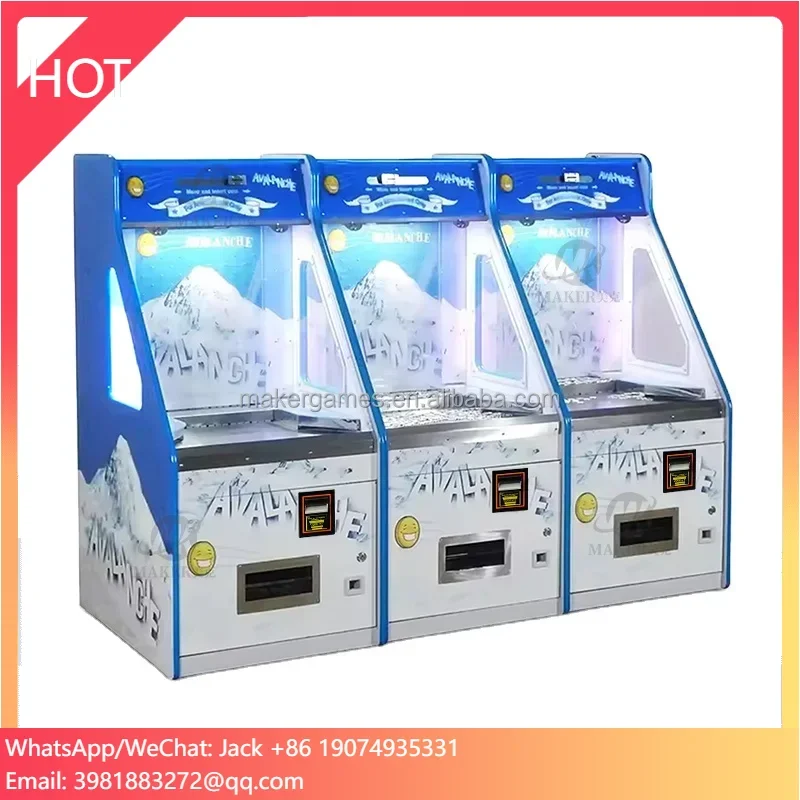 

MAKER Arcade Ticket Redemption Game Machine Coin Pusher Machine Coin Operated Games Bonus Hole Coin Pusher