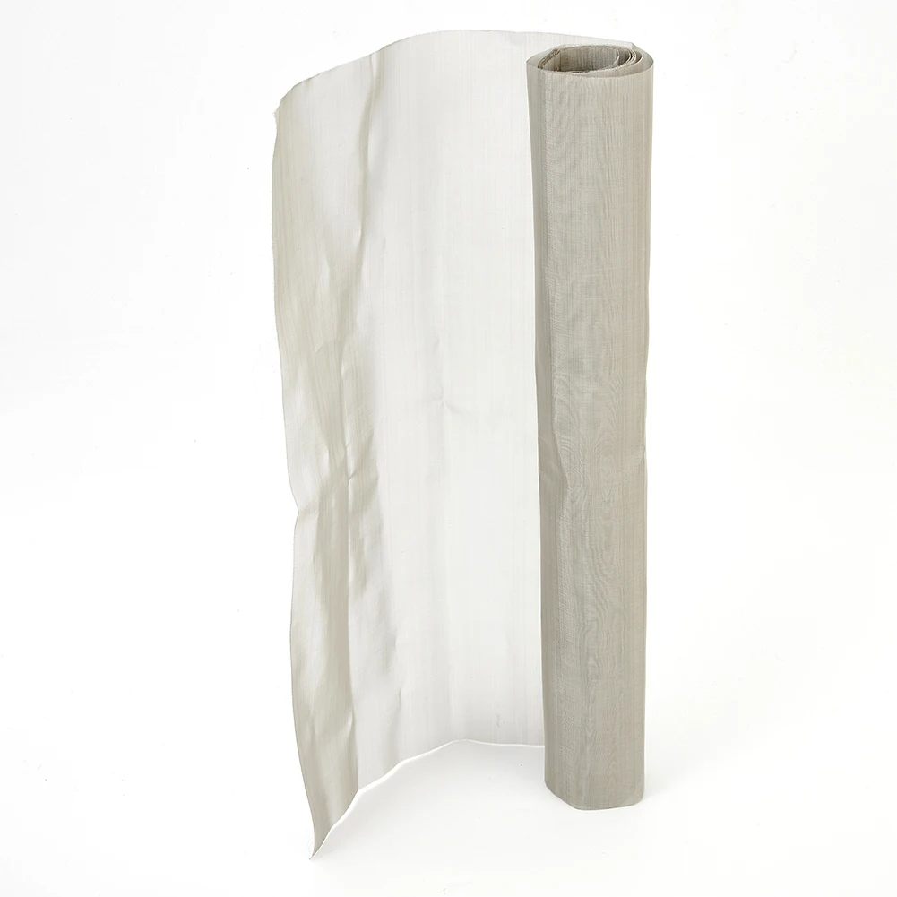 100 Grid Mesh Stainless Steel Woven Wire Cloth Screen Filter Sheet 12x35 Inch For Oil Powder Cement Honey Filtering Industrial