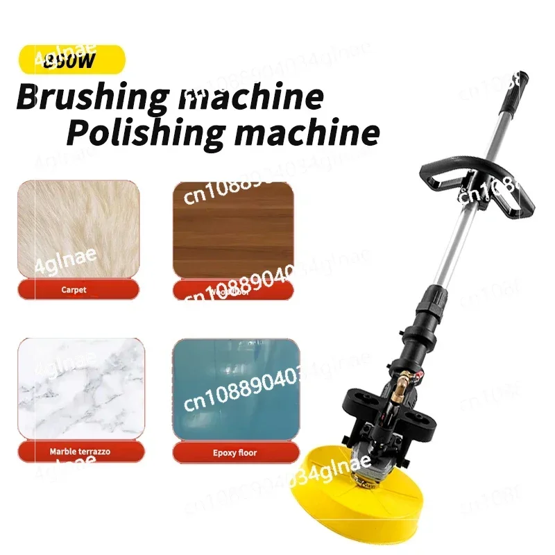 

Portable Floor Washing Machine Wet Dry Electric Scrubber Hand Push Carpet Brushing Tool Handheld Marble Terrazzo Clean Equipment