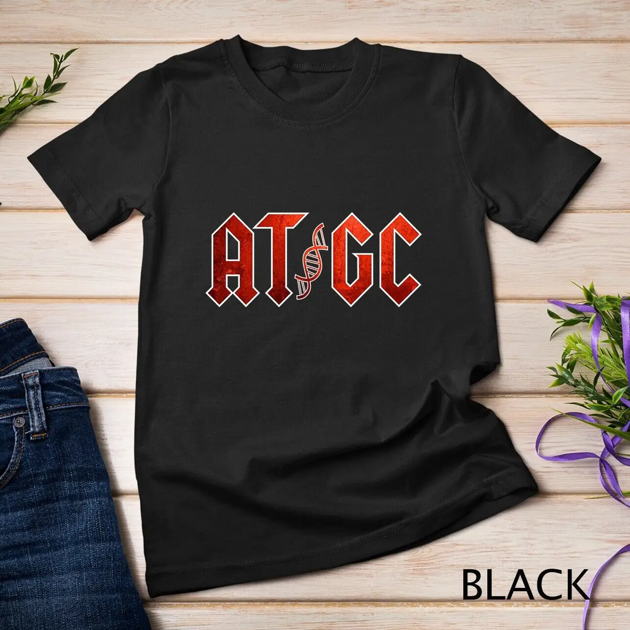 

Funny Science to Wear Gift DNA ATGC T-Shirt Unisex T-shirt