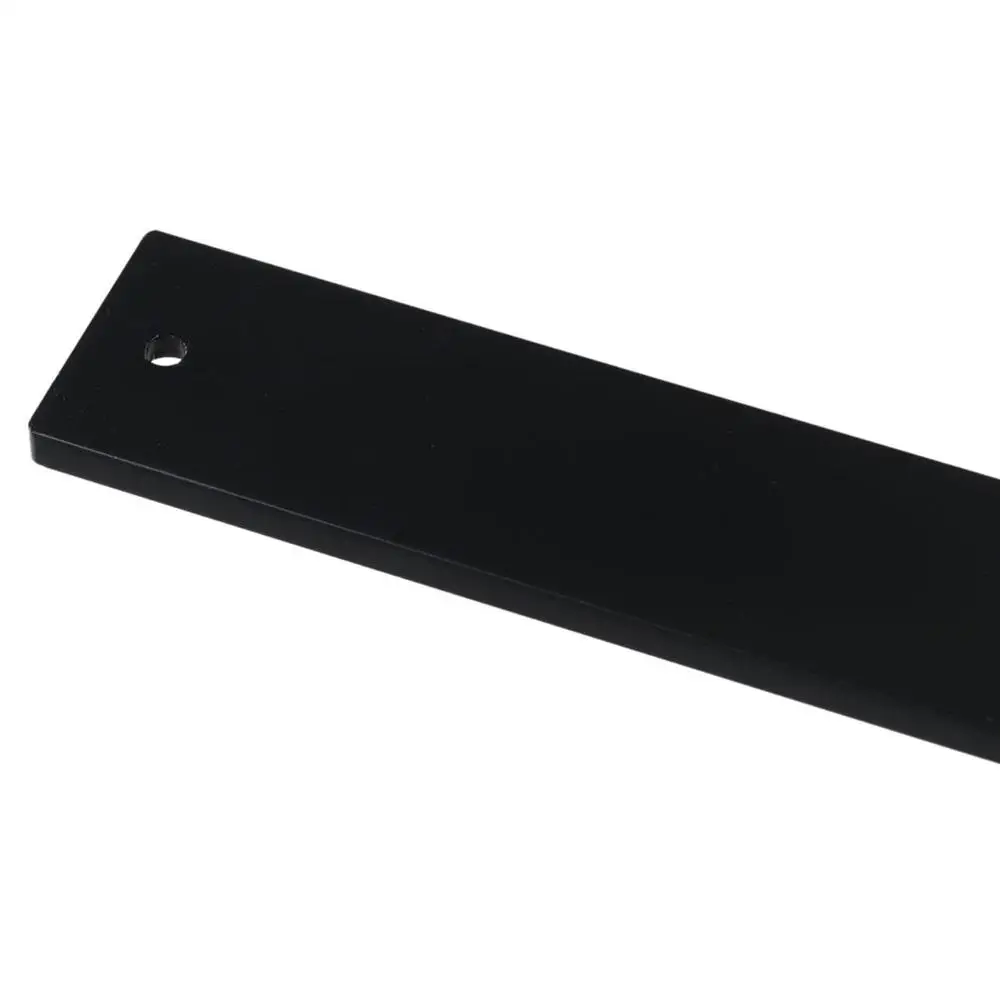 มือจับประตูโรงนาโลหะผสมสังกะสีสีดำ6นิ้วแบบดึงสี่เหลี่ยมดึงได้ล้างประตูโรงรถประตูบานเลื่อน