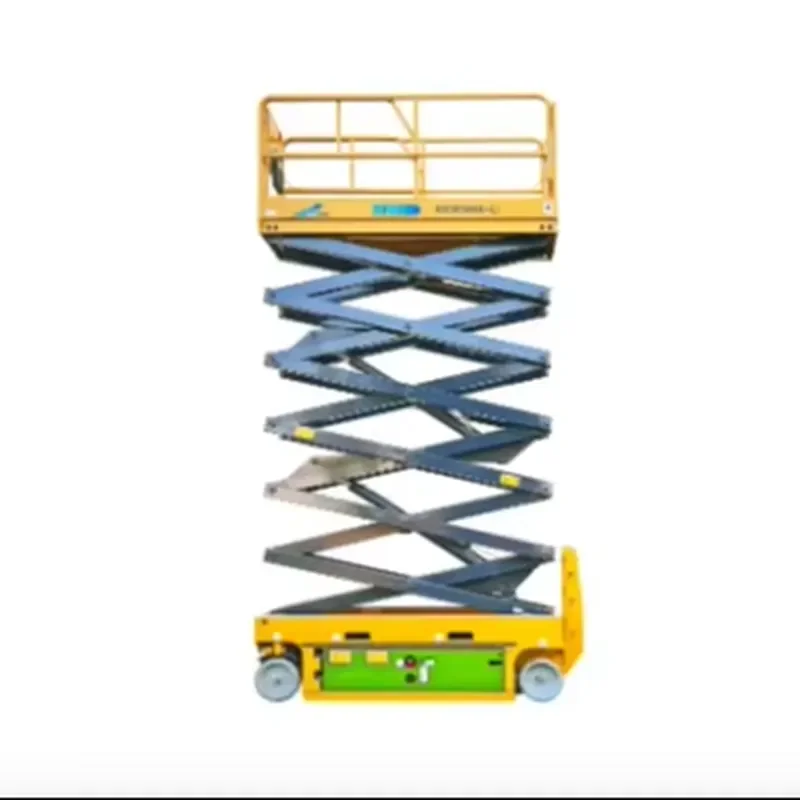 Self-Propelled Mobile Scissor Lift 8m-18m Working Platform with Lead Acid Battery Available in Heights of 10m 12m 14m 16m