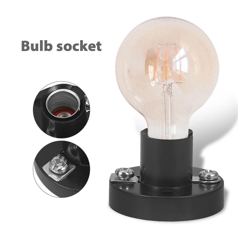 8 قطعة لمبة إضاءة صغيرة المقبس قاعدة مصابيح بلاستيكية المسمار نوع حامل لمبة لإضاءة مختبر الطالب لتقوم بها بنفسك تجربة الملحقات #5