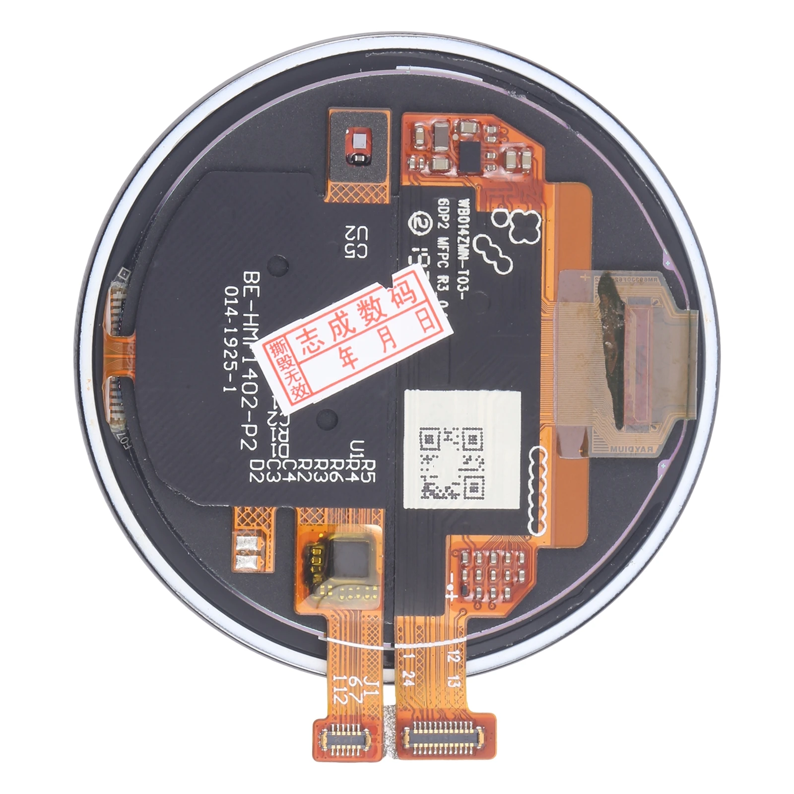 Original LCD Screen for Amazfit GTR 47mm with Digitizer Full Assembly Watch Display LCD Screen Repair Replacement Part