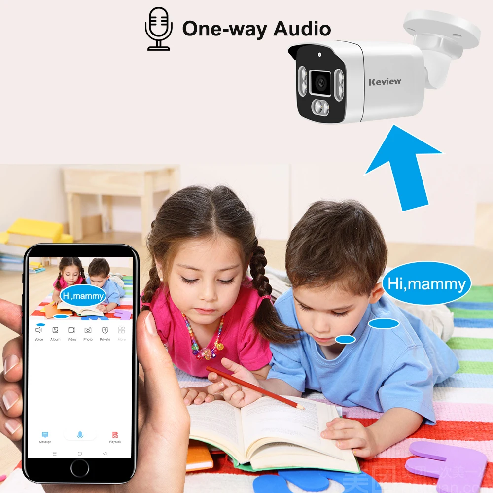 4K Poe Camera Video Surveillance IP Onvif Audio 48V POE Or DC 12V 4MP 8MP Night Vision Bullet WaterProof security camera for NVR