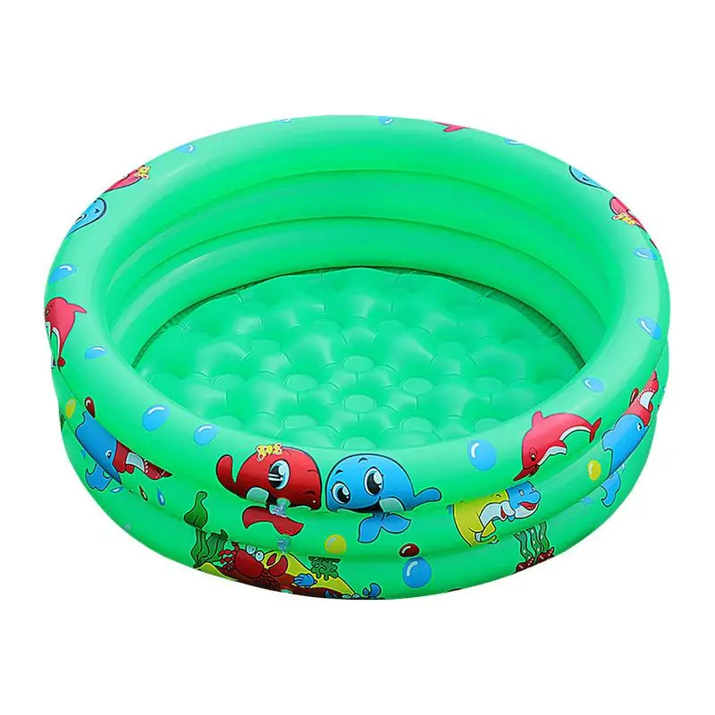 

Inflatable Swimming Pool Three-Layer Round Inflatable Ground Swimming Pool Outdoor Pool Water Fountain Summer Toys Round