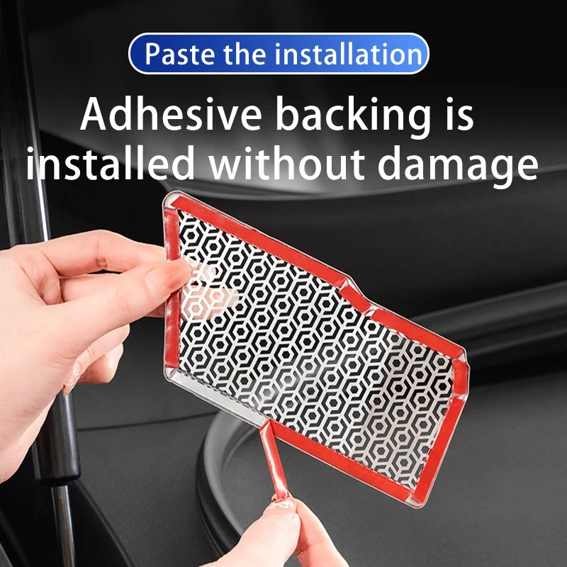 Ca front cabin cover dust cover, air conditioning air inlet air outlet protective cover For Zeekr 7X 2025 2026 metal accessories 5