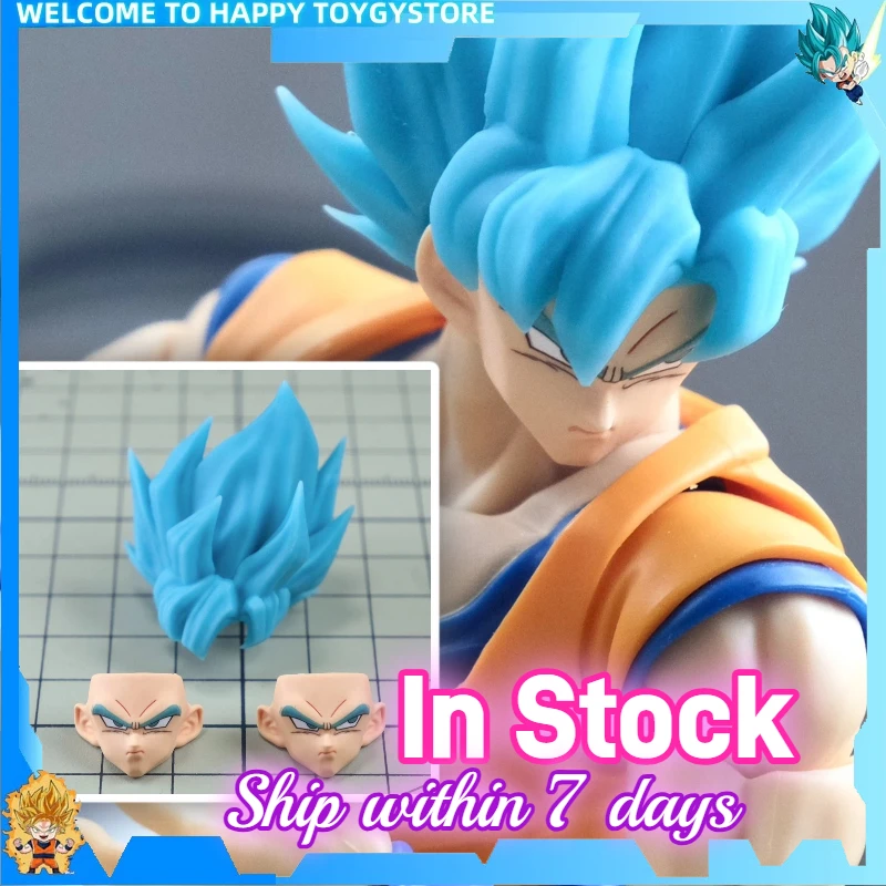 نونو لعبة دراغون بول زد سوبر سايان عمل الشكل الأزرق سون جوكو Shf رئيس نموذج أنيمي اللعب اكسسوارات تحصيل Headsculpt هدية #1