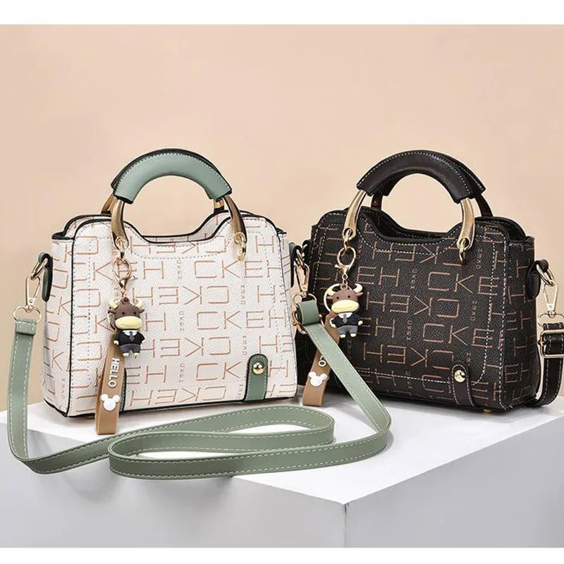 Nieuwe merk schoudertas voor 2024 luxe designer handtas dames handtassen leer bedrukt monogram enkele schouder straddle bag