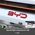 Rear logo translucen