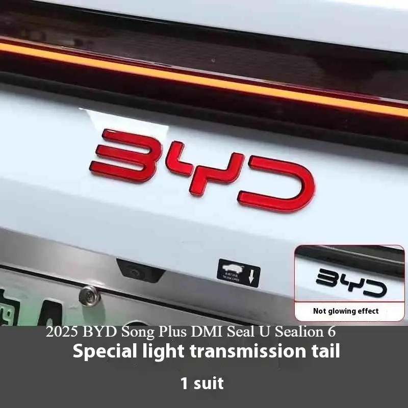 For BYD Song Plus DMI Seal U Sealion 6 Black Front Emblem Modification Black Warrior Car Badge Covering Styles Logo - Image 7