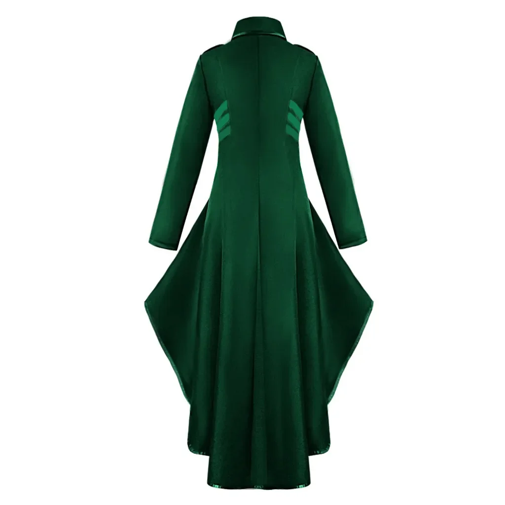 Retro Mittelalterliche Steampunk-Kostüme Renaissance Cosplay Damen Frackjacke Viktorianischer Mantel Halloween Karneval Bühnenparty-Kleid – Detail 10