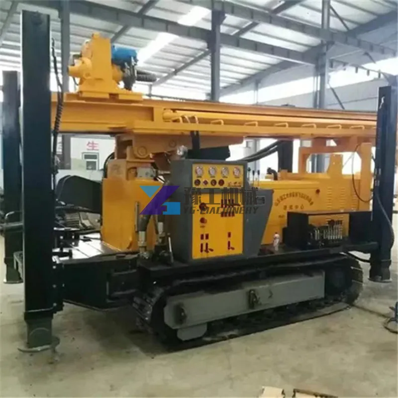 400m Pneumatic Water Well Drilling Rig Machine for Sale Crawler Type Borehole Water Well Drilling Machine Rig Mine Drilling Rig