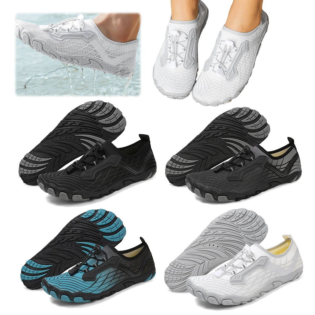 

Unisex Water Shoes Lightweight Aqua Shoes Non Slip Casual Swimming Shoes Quick Drying Outdoor Trekking Shoes for Water Sports