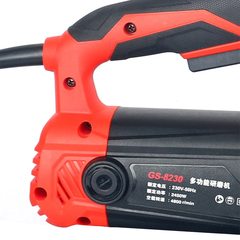 

220V 2.45kw Three Head Hand Sander Hand Grinder Trimming Machine Hand Held Floor Grinder Standing Grinder