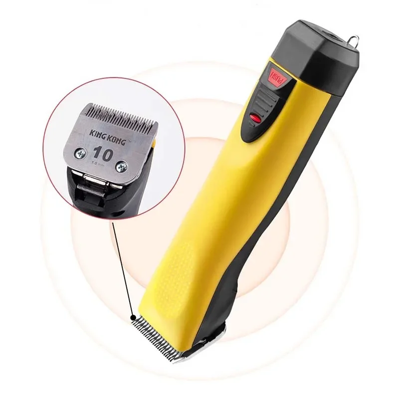 Imagem -04 - Plug-in Electric Pet Clipper para Cão e Gato Dupla Utilização Shaver Empurrador Profissional Clipper Elétrico