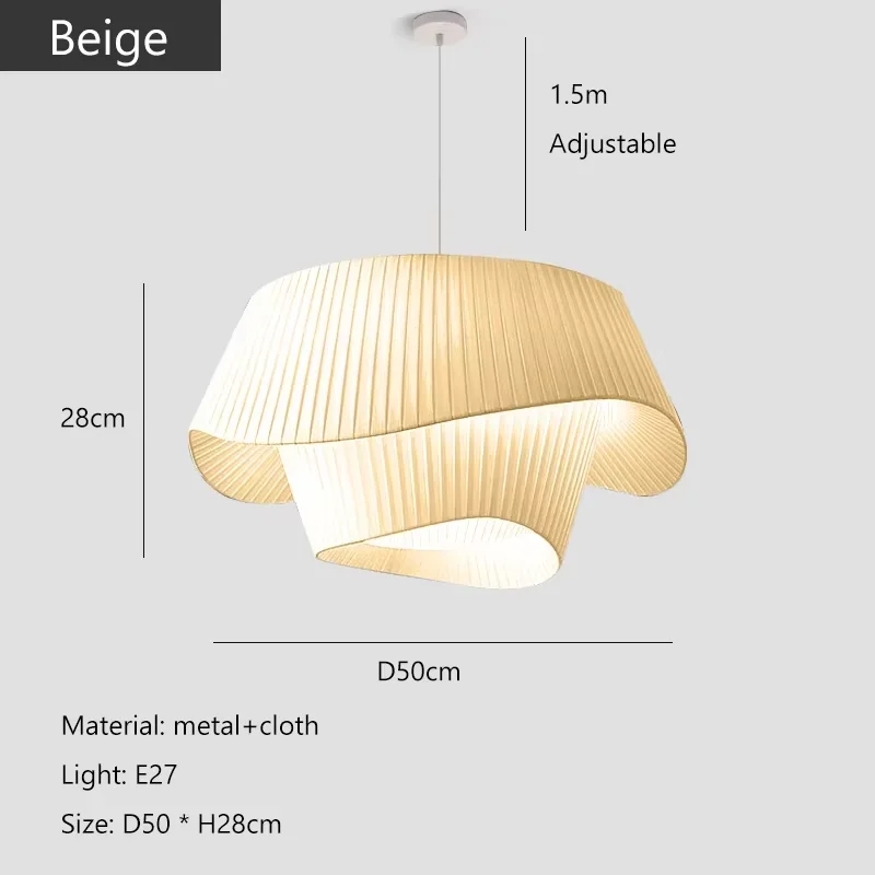 Franse geplooide hanglamp Deens design witte bloemlamp Woonkamer Eetkamer Slaapkamer Studeerkamer Hotel Keukeneilandverlichting