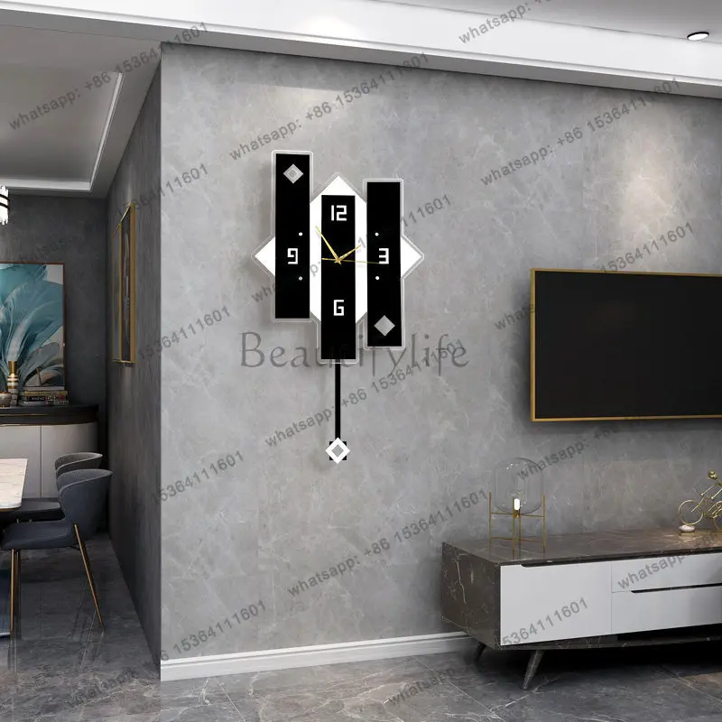 LD Design Digital Wall Watch Living Room Luxury Modern Bedrooms Creative Fashion Wall Clocks Restaurant  Pared Wall Decor
