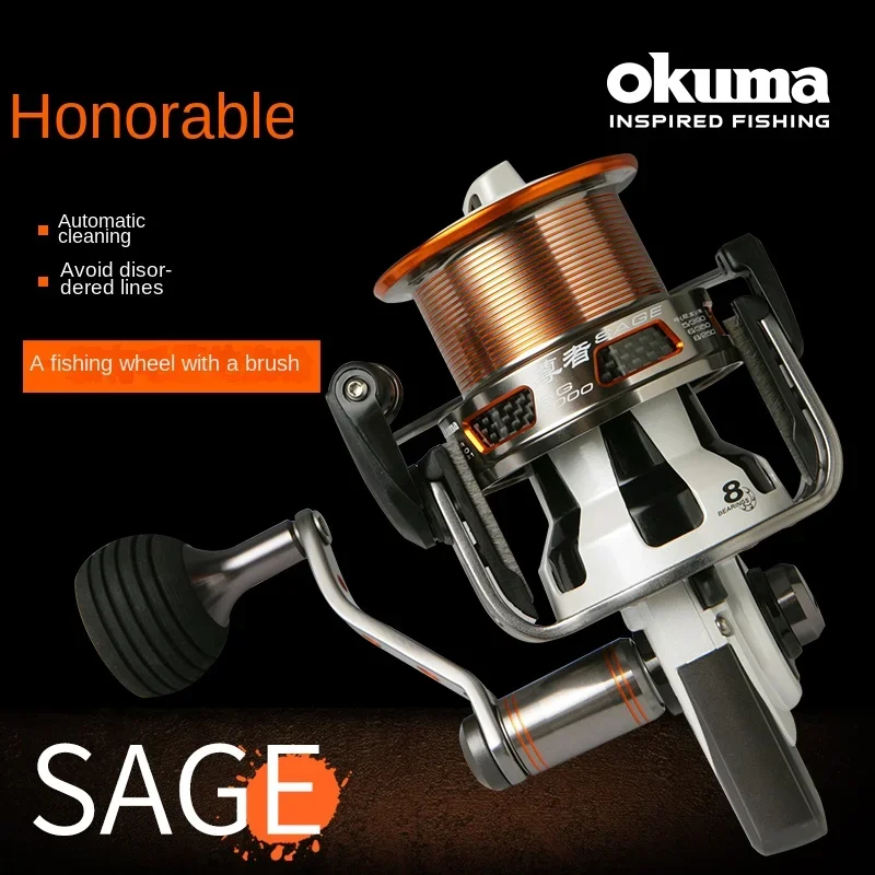 

OKUMA-SEGA 8000 Surf Long Cast Spinning Fishing Reel