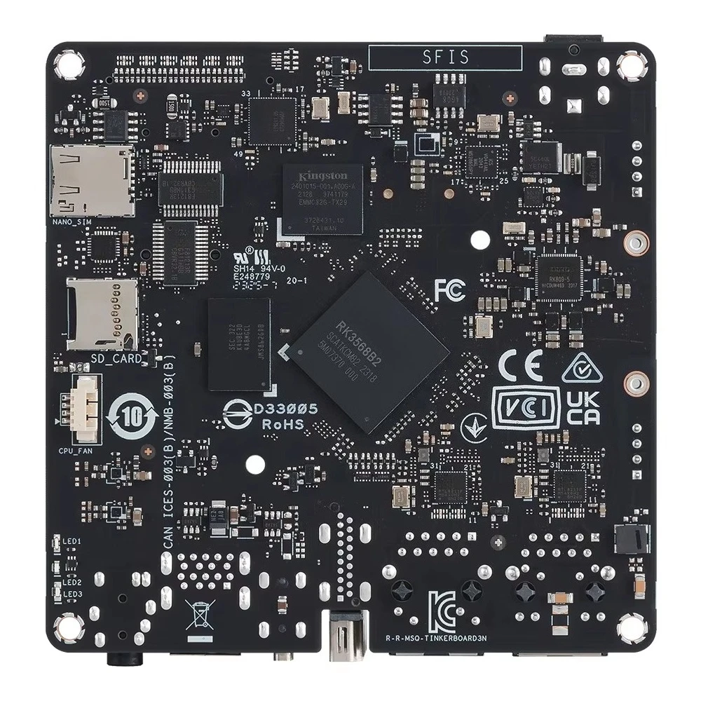 ForTinker Board 3N Rockchip RK3568 Single Board Computer/SBC Dual LAN Development board Support Linux Debian,Yocto,Android
