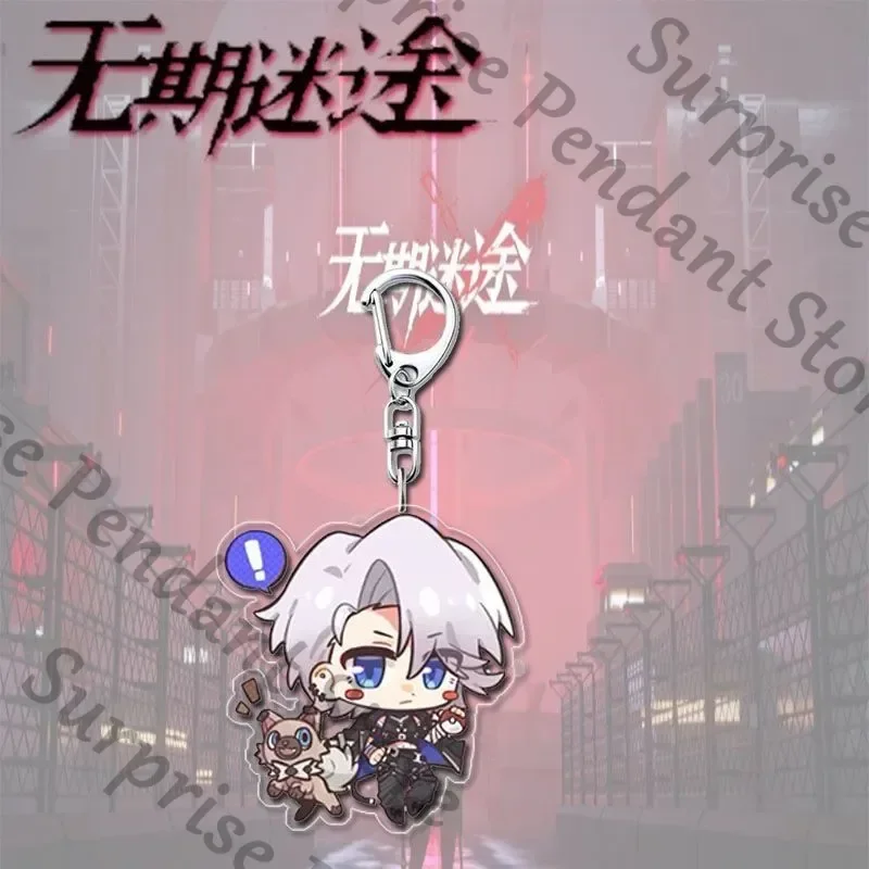 الطريق إلى أي مكان لعبة ambitus أنيمي سلسلة مفاتيح مصنوعة من الأكريليك الطالب المدرسية قلادة عالية المظهر مستوى هدية #5