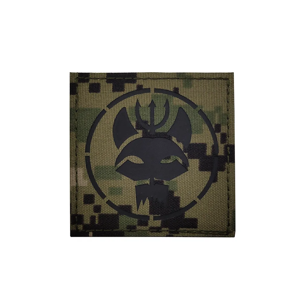 IR riflettente a infrarossi segno di chiamata lettera Patch decorativo MARPAT badge Patch militari tattiche AOR2 Woodland Camouflage