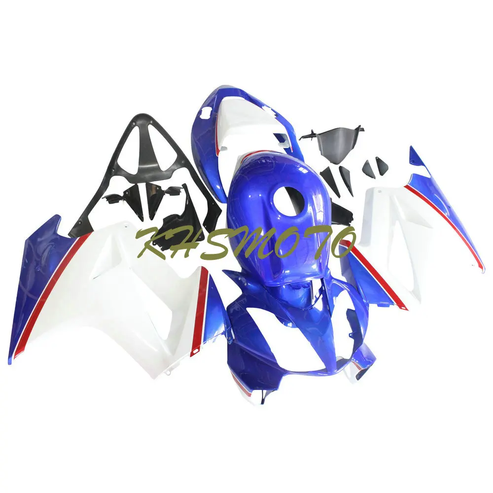 Motorcycle Fairings Kit for HONDA VFR800 2002 2003 2004 2005 2006 2012 VFR 800 02-12 Injection White Blue Bodywork Set