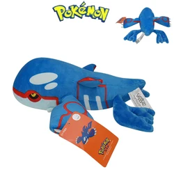 Kyogre Pokemon Shiny Kyogre Plush Toy  Ancient Pokémon Kawaii Whale Soft Stuffed Animal Doll Christmas Gifts for Kids