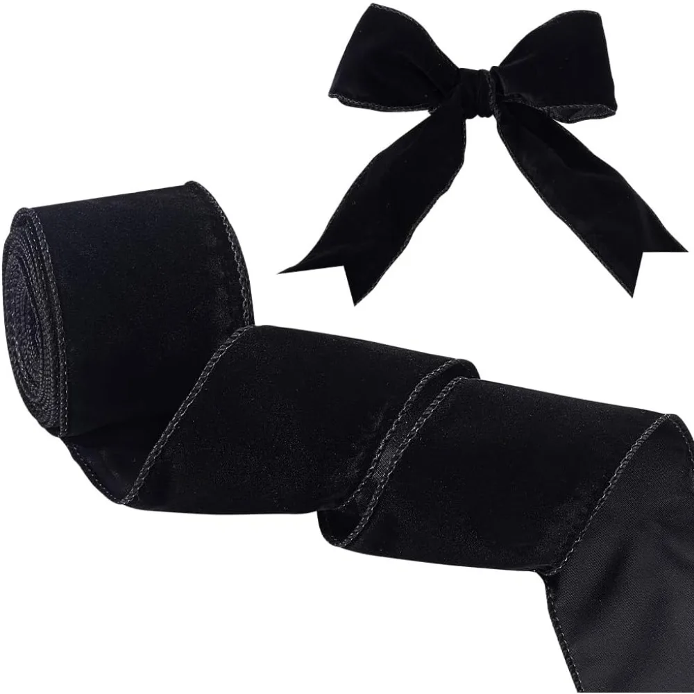 fita-com-fio-de-veludo-preto-de-109-jardas-fita-aveludada-com-fio-fitas-planas-pretas-para-embrulho-de-presente-decoracao-de-buque