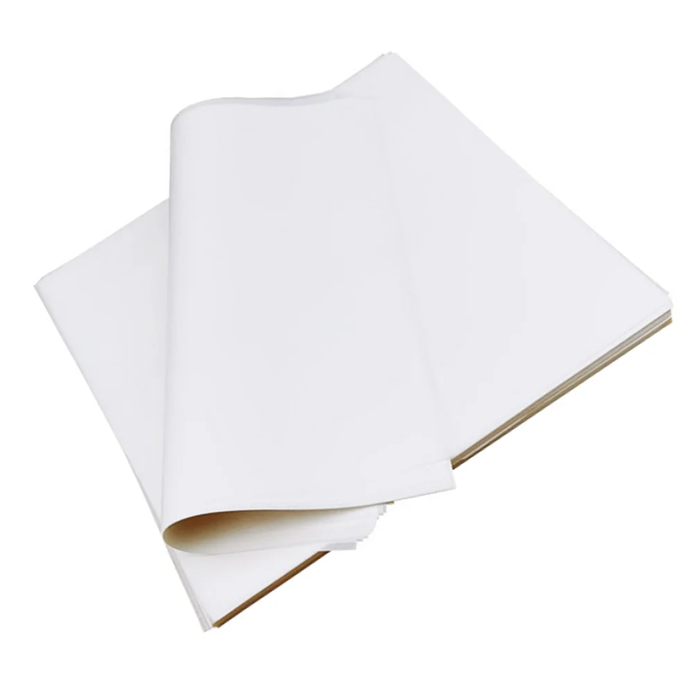 

500 Pcs Baking Paper Thickened Oil Proof Greaseproof Pads Snack Papers Disposable Fried Food Wrapping Pizza Bakeware