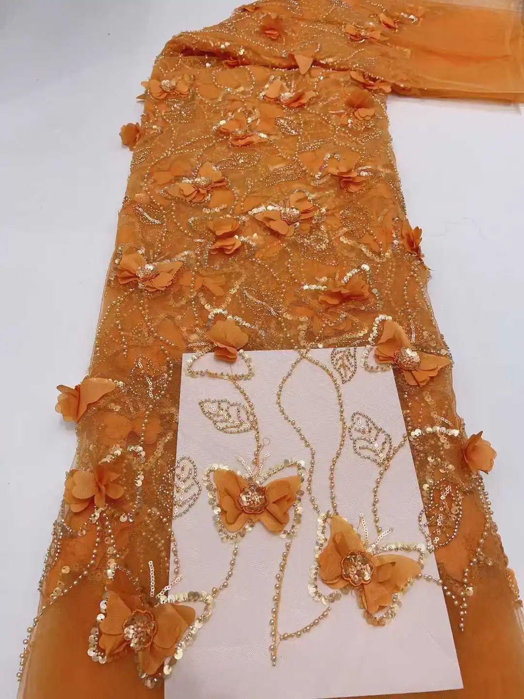 2025 تصميم جديد ثلاثية الأبعاد الزهور زين لفساتين الزفاف قماش دانتيل فرنسي جودة عالية التطريز الدانتيل الأفريقي تول أقمشة الدانتيل