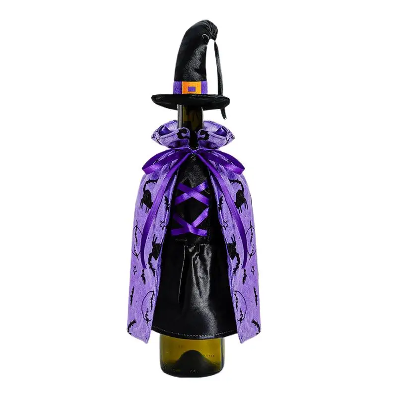 Wine Bottle Cover Halloween Wine Bottle Costumes Decorative Cute Wine Bottle Covers Halloween Wine Holder For Creating