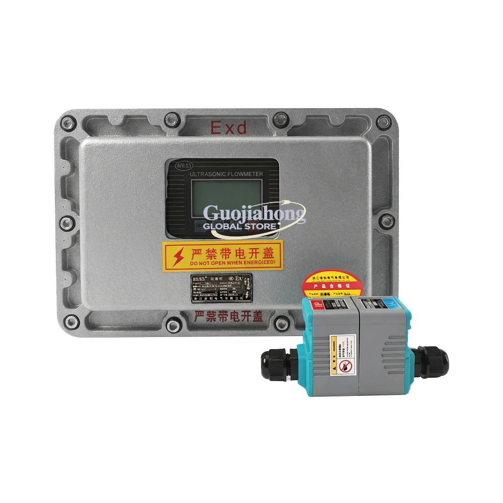Wall Mounted Flow Meter PVC Pipeline RS232 Ultrasonic Explosion-proof for Water/Oil OEM Customizable