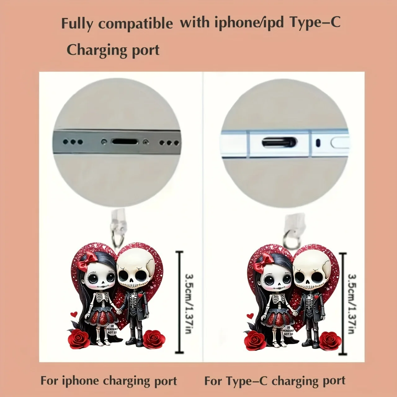 อะคริลิคโทรศัพท์ปลั๊กฝุ่น Universal Oval อินเทอร์เฟซโทรศัพท์ Charm งานแต่งงานจี้ฝุ่นตกแต่ง Type-C ปลั๊กฝุ่นสําหรับ Type-C