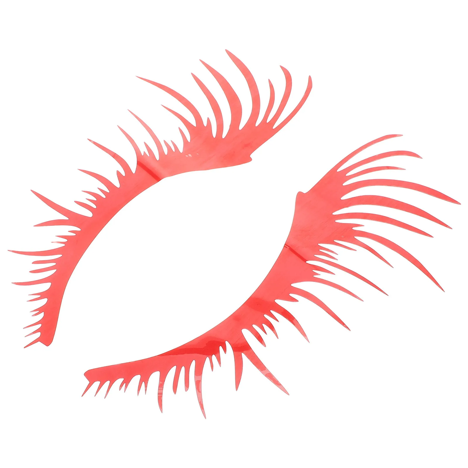 

1 Pair Car Headlight Eyelashes Stickers Self-Adhesive Universal Fit For Automotive Exterior Accessories Headlight Decals Vehicle