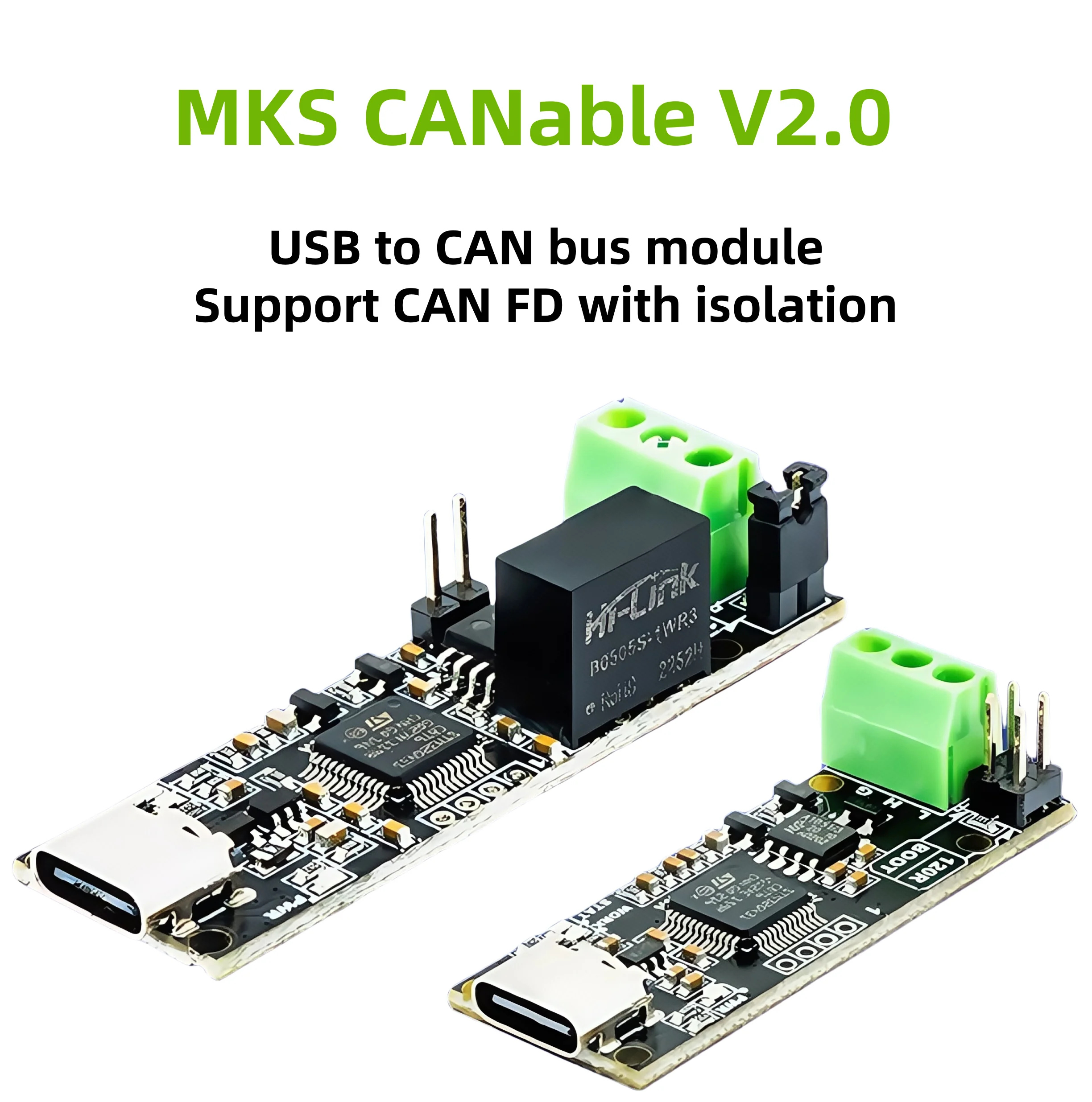 Makerbase CANable 2.0 CAN Analyzer USB to CAN Adapter USBCAN Analyzer MKS CANable V2.0 Pro