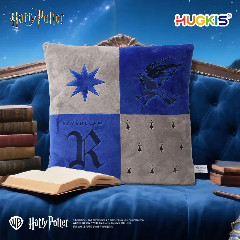 HUGKIS Official Harry Potter Hogwarts House Square Pillow 15x15inch, Car & Couch Pillow Movie Collectible Plushies Gift