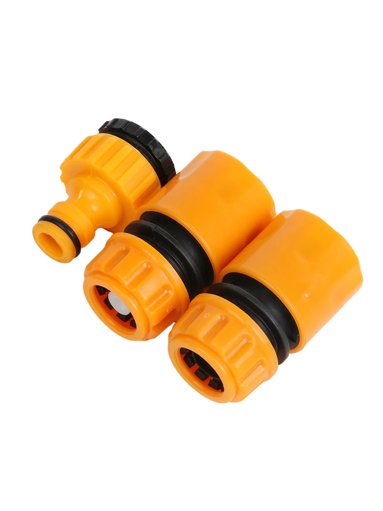 New Material Water Connection 4 Point Water Gun Quick Connection Nipple Water Stop Water Gun Set Water Gun Adapter -1 Set