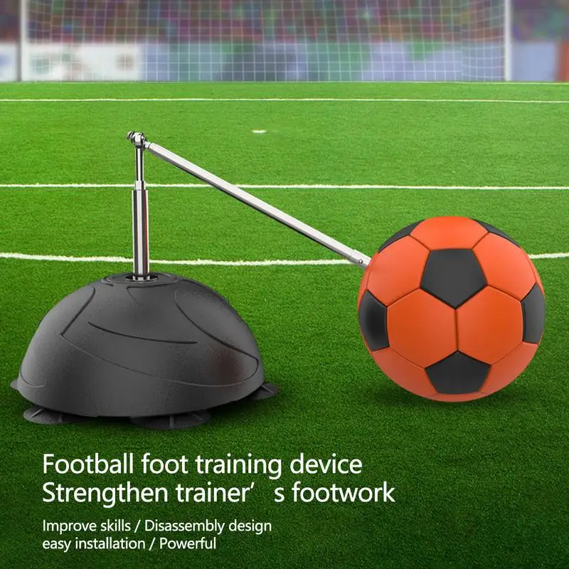 Football Training Equipment Soccer Ball Kicking Stand For Adult Kids Football Kick Trainer Footworks Practice Training Aids