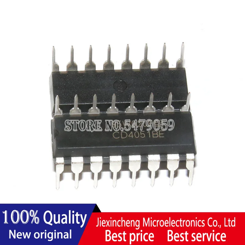 25 stuks cd4051be cd4051 dip16 arduino cd4051 arduino multiplexer nieuwe originele