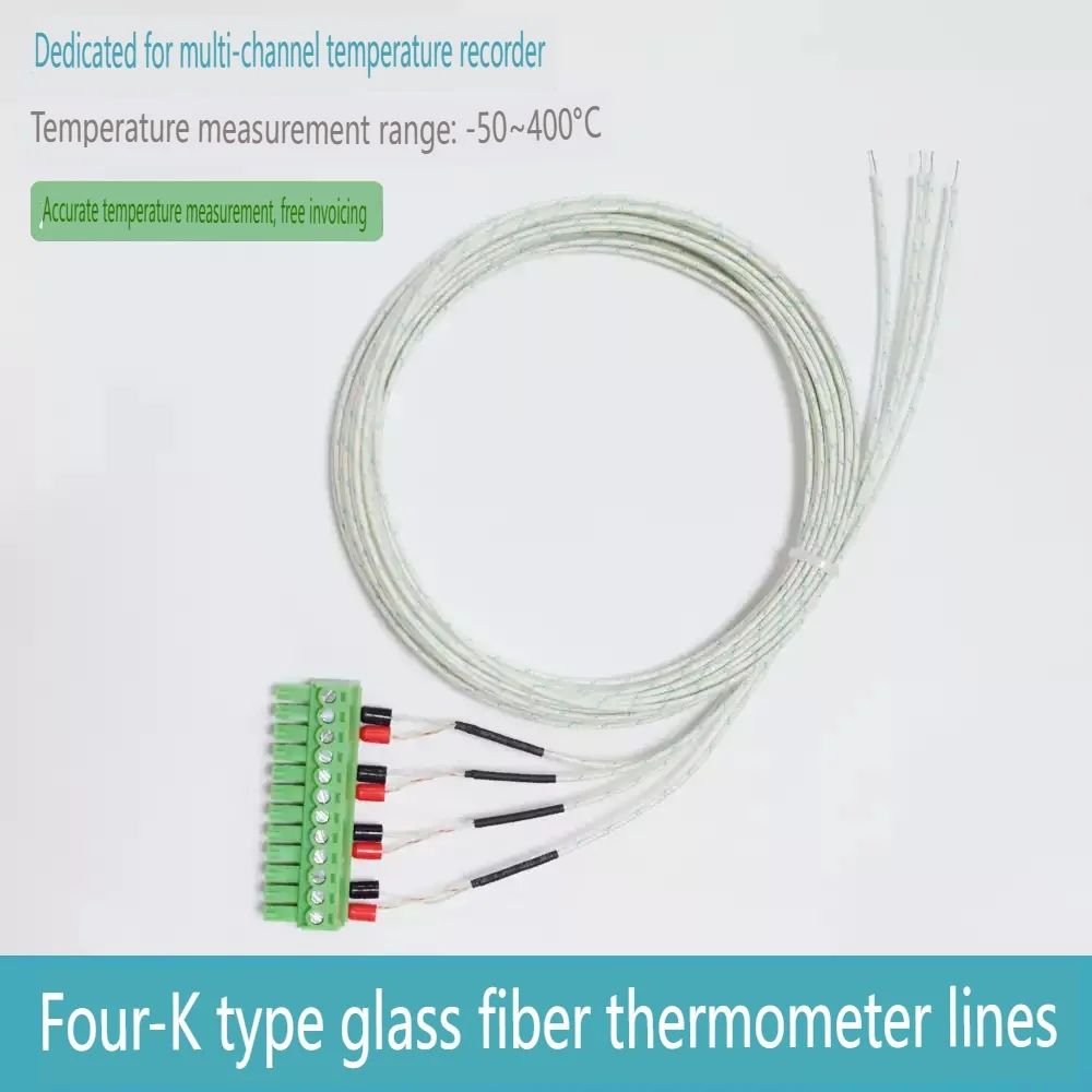 MT-X temperature recorder pin terminals multi-way temperature measurement line  K-H-GGF   type welding point K thermocouple