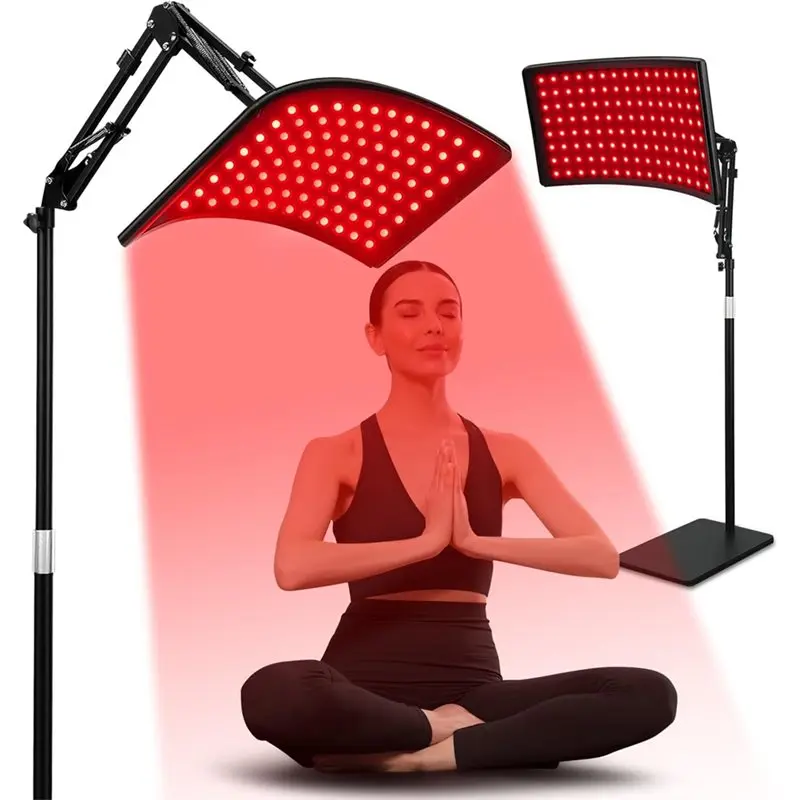 

【OFF SHELF】Red Light Therapy Lamp With Stand Led 660Nm& 850Nm Infrared Light, For Face And Body Treatment US Plug