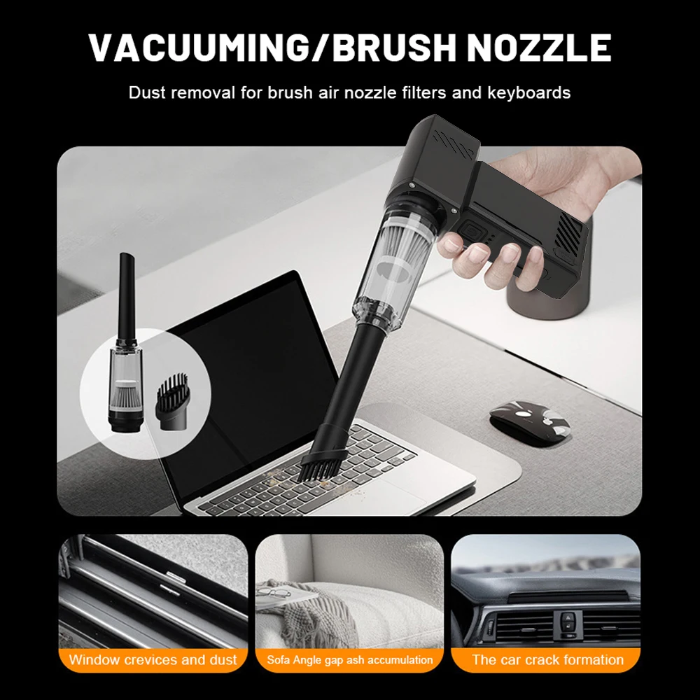 High Power 880000 RPM Outdoor Handheld Fan Camping Gewelddadige Fan Motor Turbofan Draagbare Stofzuiger En Stofblazer