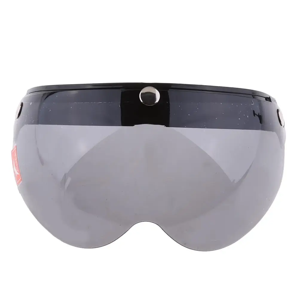 

Universal Motorbike Helmets 3 Snap Dual Visor Shield with Mirror Shield