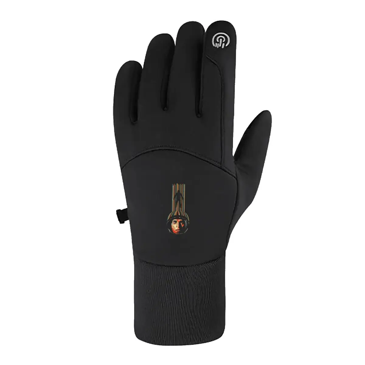 

Colorful Face Silhouette Autumn Winter Warm Gloves for Unisex Outdoor