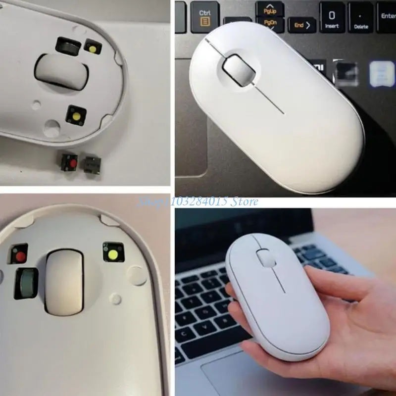 R6FF 10pcs Mute Mouse MicroSwitches 6x6x4,3 mm Microswitch Repair Part