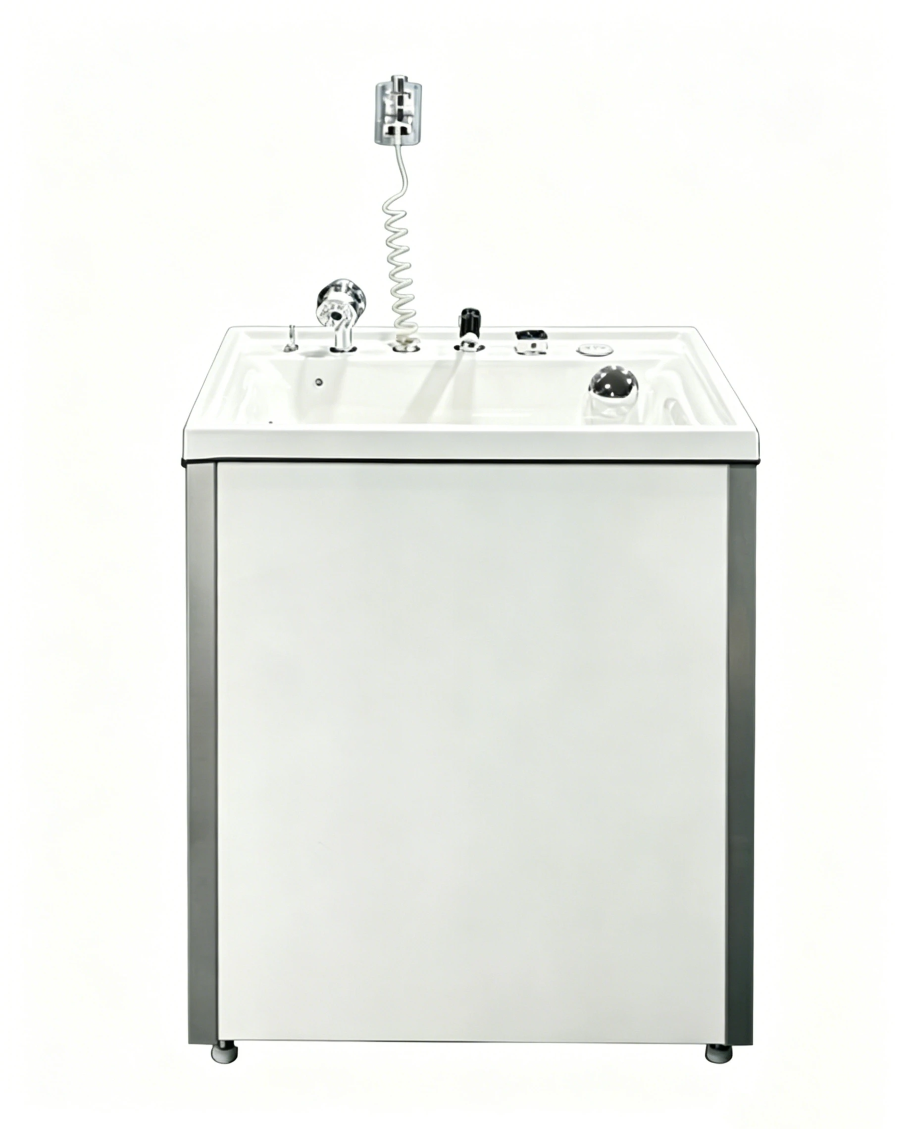 Best-selling Acrylic Pet Bathtub Dog Spa Bathtub Constant Bubble And Colorful Lights Bath Deep Cleaning For Pet Salon