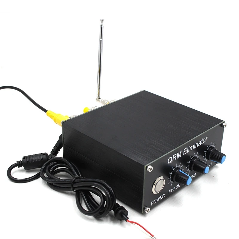 QRM Eliminator X-Phase (1-30 Mhz) HF Bands Adjustable Aluminum Housing PTT Control Signal Eliminator For Film Industry