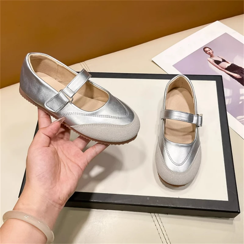 

New Girls Princess Shoes Children Spring Autumn Performance Dance Baby Student Leather Shoes Kids Toddler Shool Party Shoes